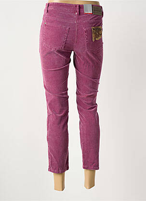 Pantalon 7/8 elasticitate talie joasă violet ASCARI femeie