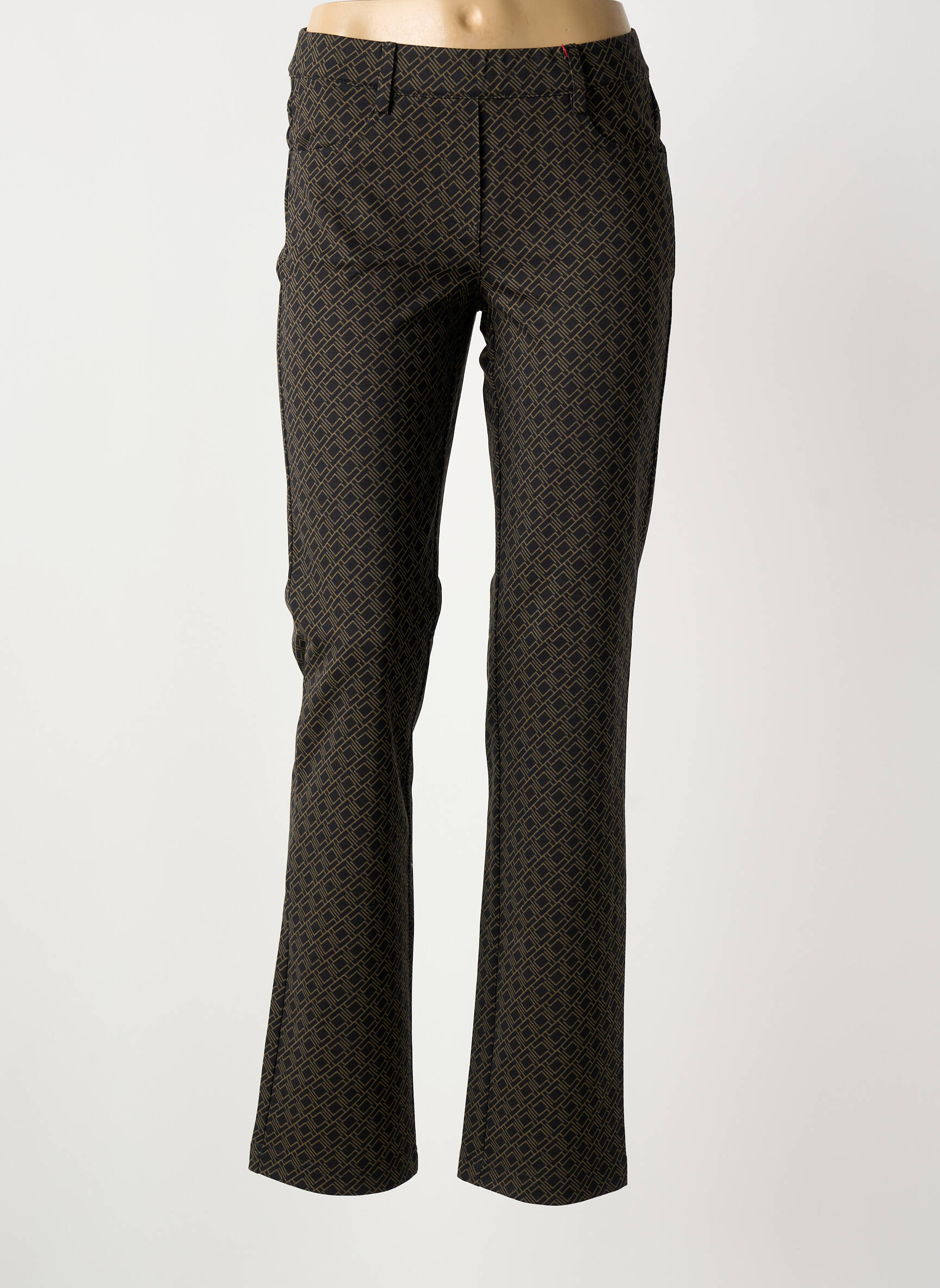 Jegging țesătură jersey maro ASCARI femeie