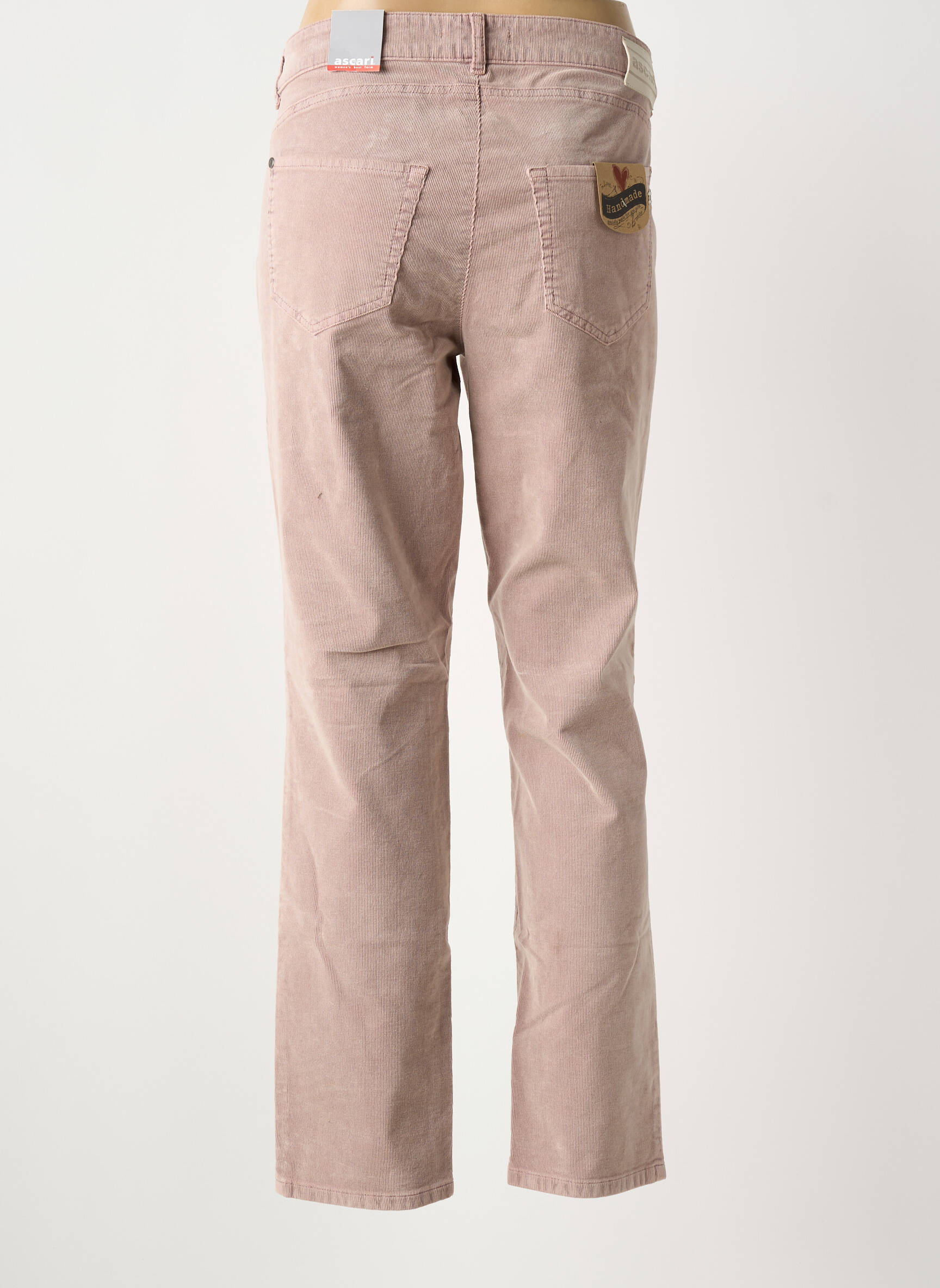 Pantalon drept elasticitate mărime normală roz ASCARI femeie