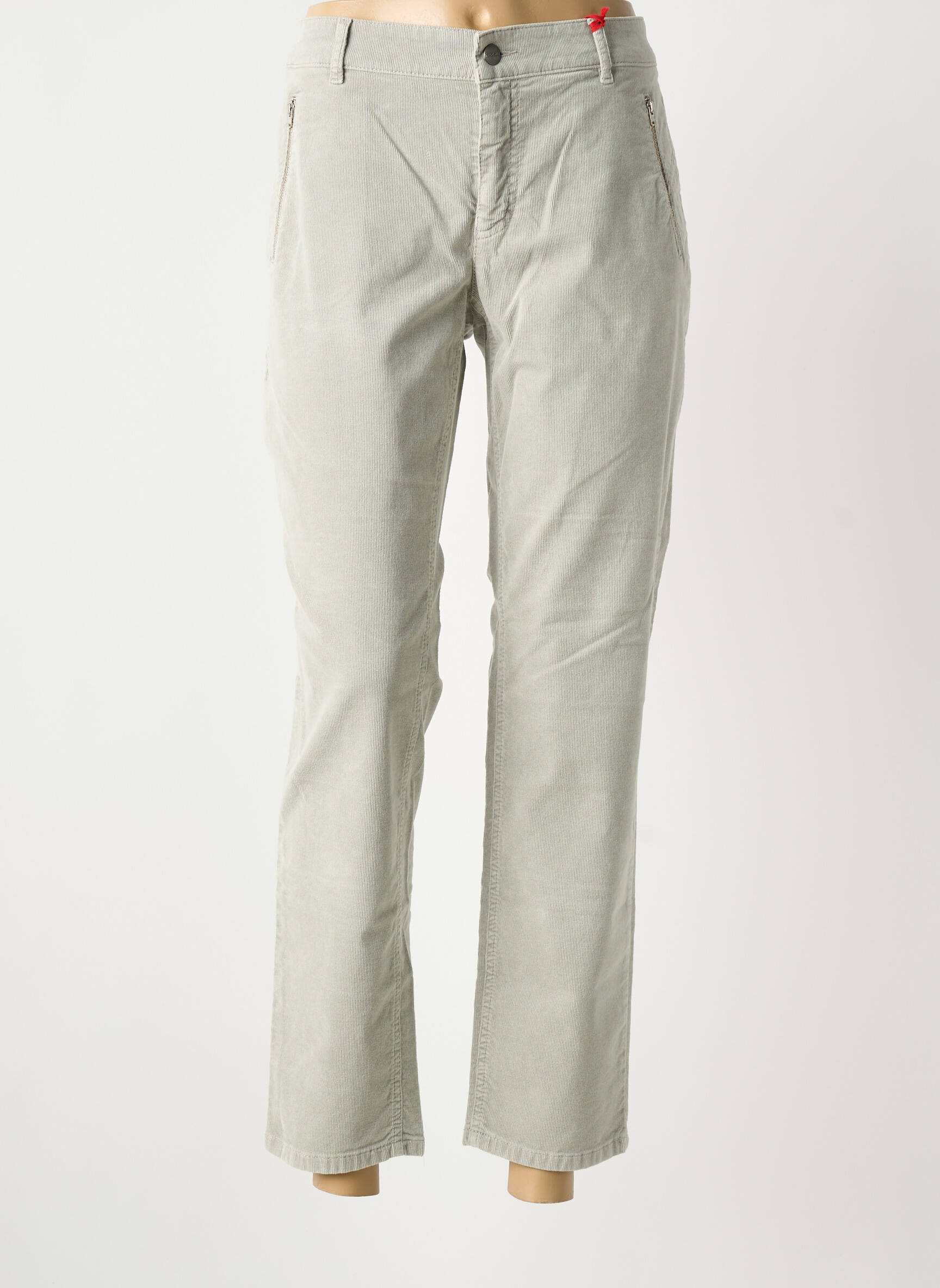 Pantalon drept elasticitate mărime normală gri ASCARI femeie