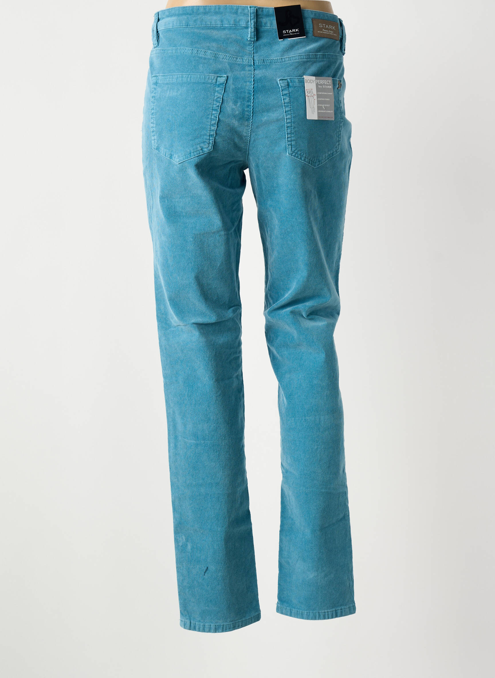 Pantalon slim elasticitate mărime normală albastru STARK femeie