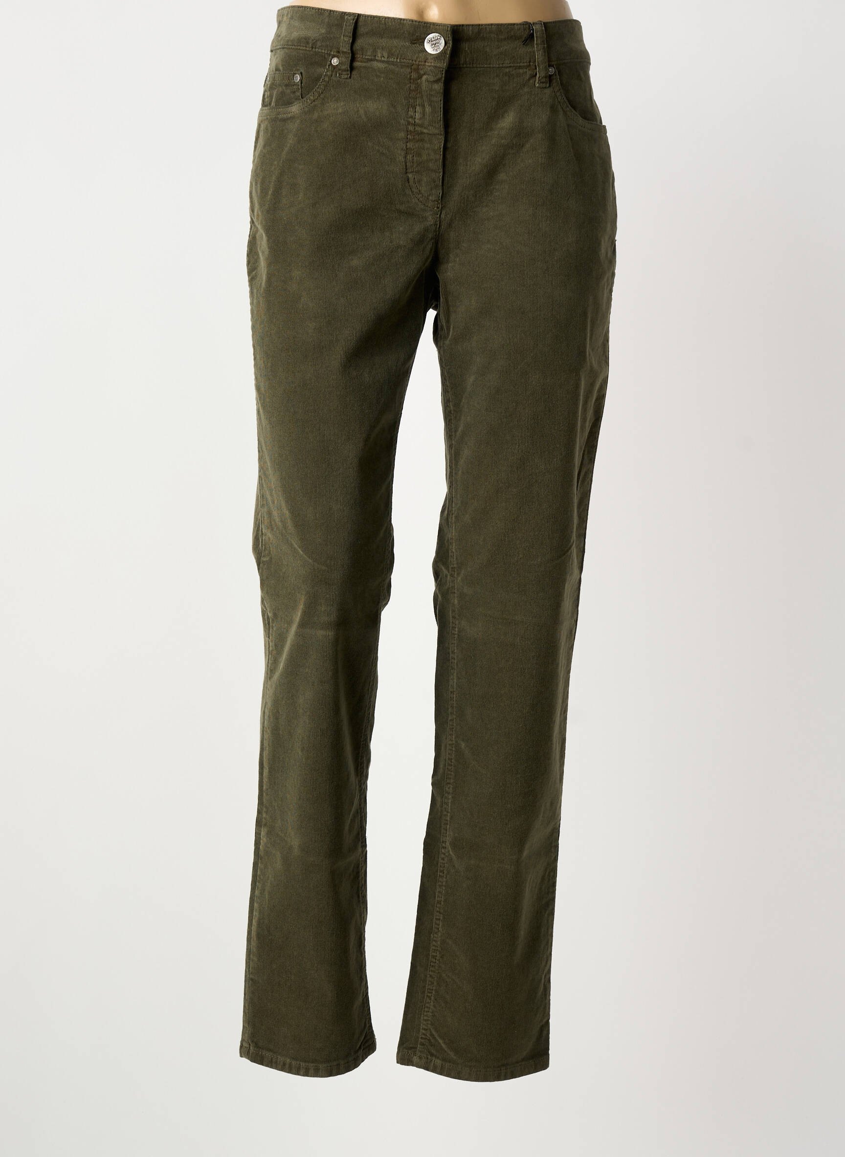 Pantalon slim elasticitate mărime normală verde STARK femeie