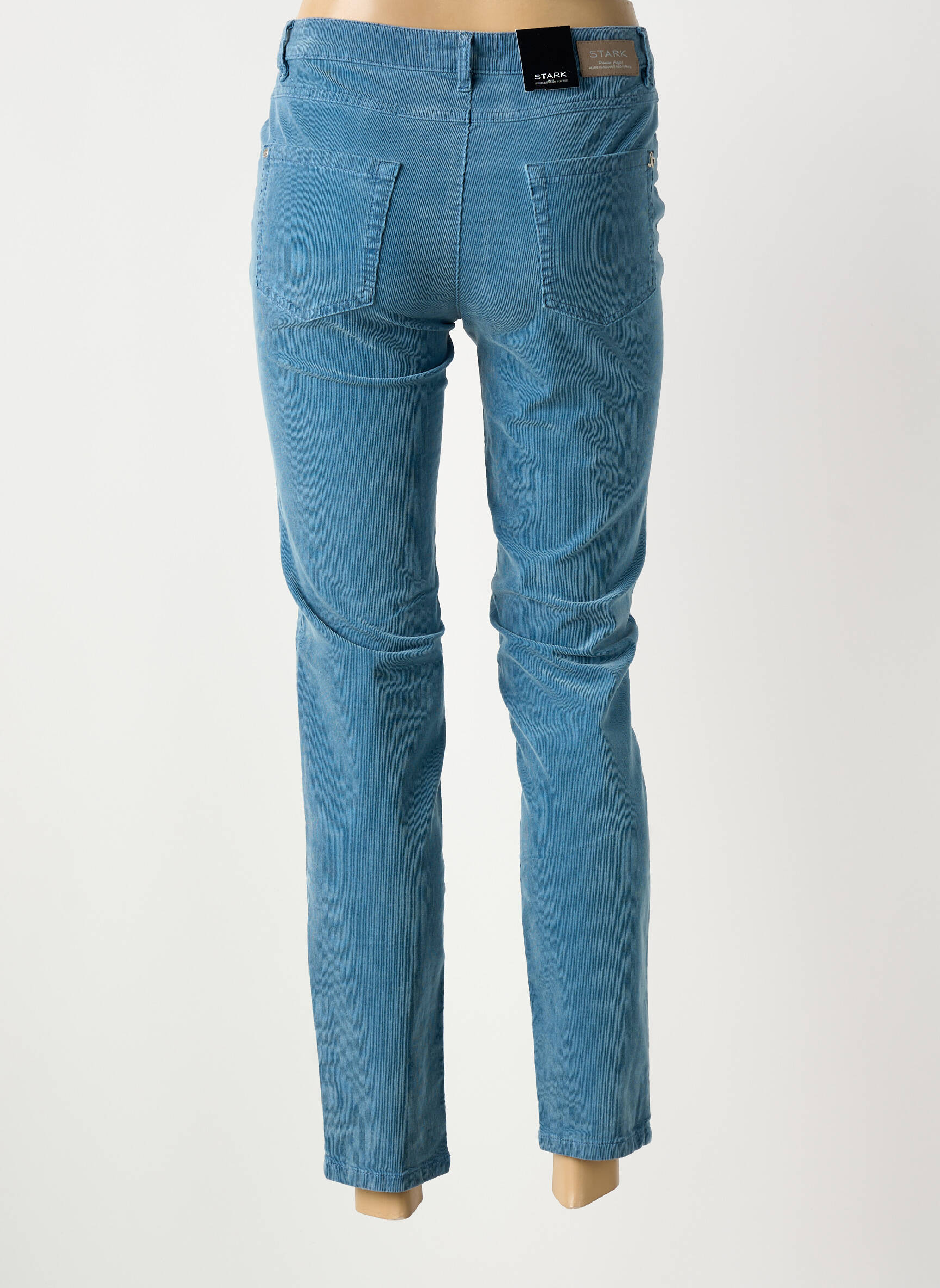 Pantalon 7/8 elasticitate mărime normală albastru STARK femeie