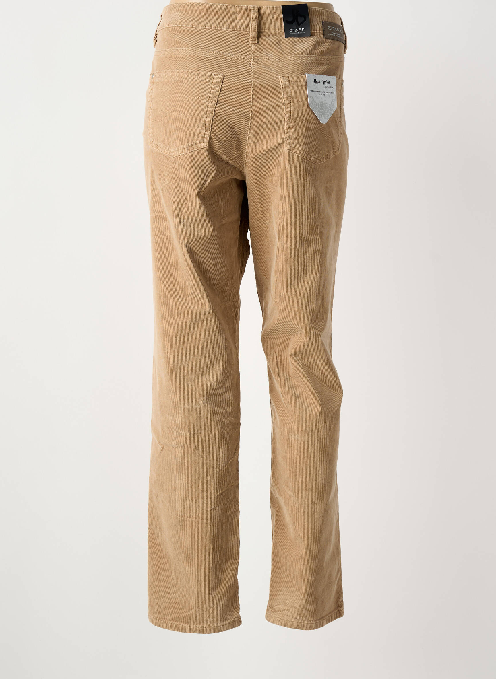 Pantalon slim elasticitate mărime normală maro STARK femeie