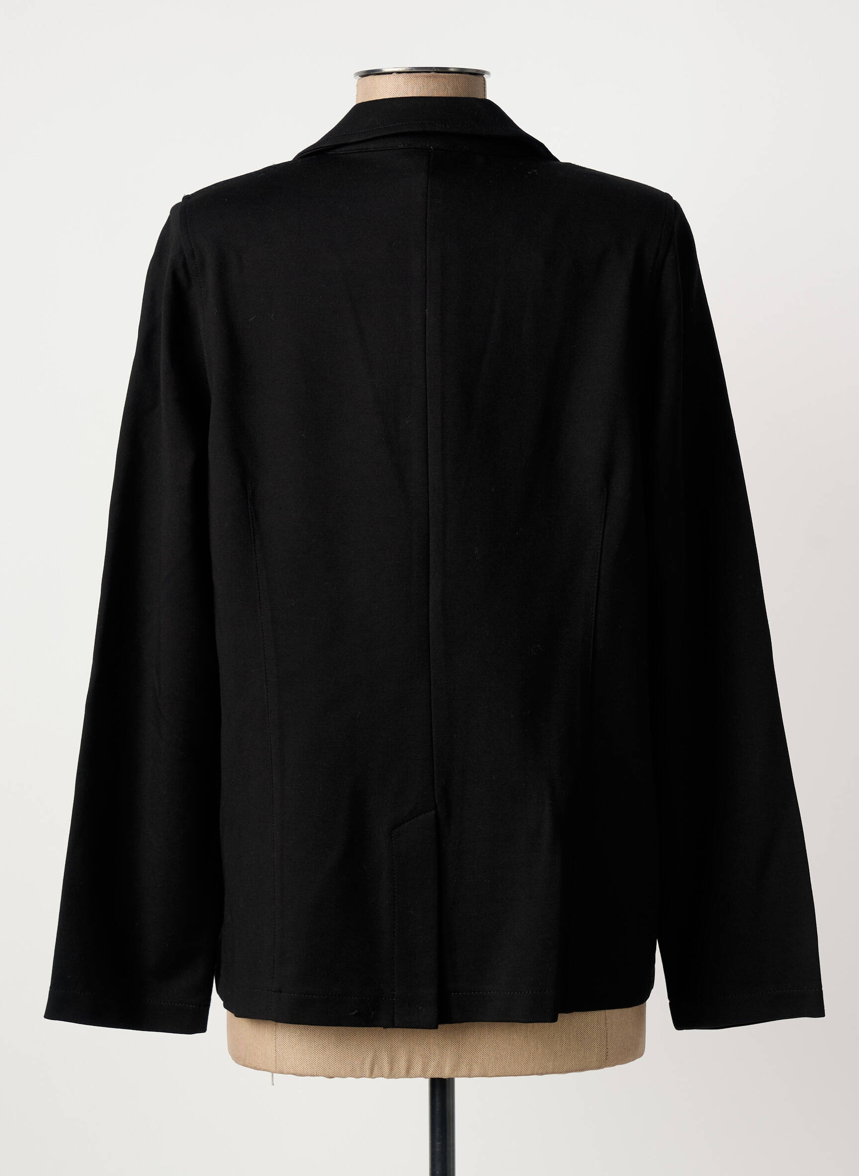 Sacou buzunare negru MARBLE femeie