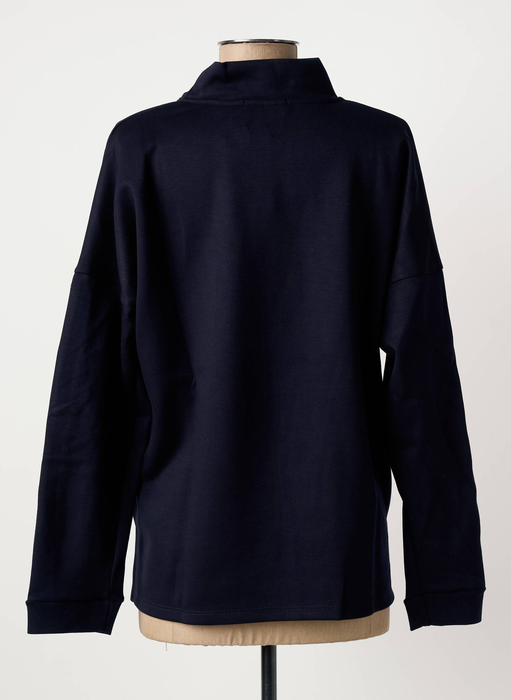 Top elasticitate mâneci lungi albastru TINTA STYLE femeie