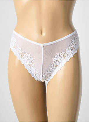 Tanga elasticitate alb ALNA LINGERIE femeie