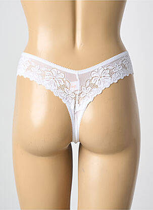 Tanga elasticitate alb ALNA LINGERIE femeie