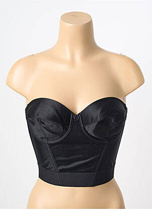 Corset top sutien modelat negru FANTASIE femeie