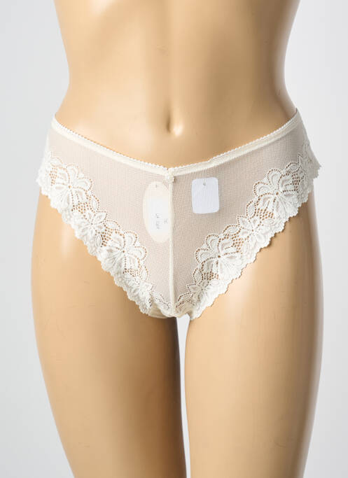 Tanga bej ALNA LINGERIE femeie