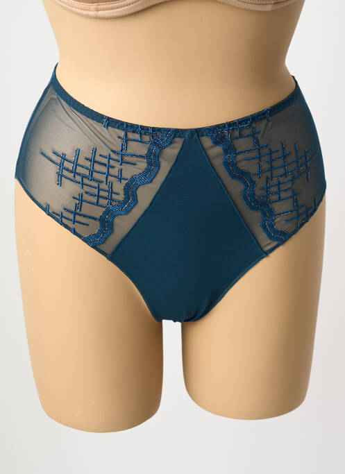 Chilot cu talie înaltă albastru LOUISA BRACQ femeie