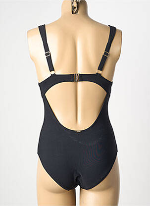 Costum de baie dintr-o singură piesă bretele elastice reglabile negru AUBADE femeie