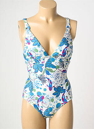 Costum de baie dintr-o singură piesă albastru SIMONE PERELE femeie