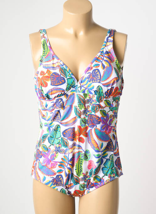 Costum de baie dintr-o singură piesă alb ROSE POMME femeie