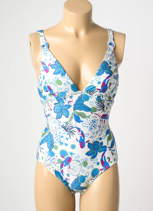 Costum de baie dintr-o singură piesă albastru SIMONE PERELE femeie