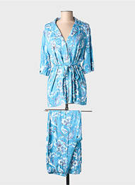 Pijama țesătură jerseu albastru IMPETUS femme