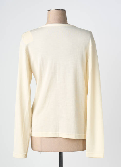 Vestă cu mâneci lungi bej MORETTA femeie