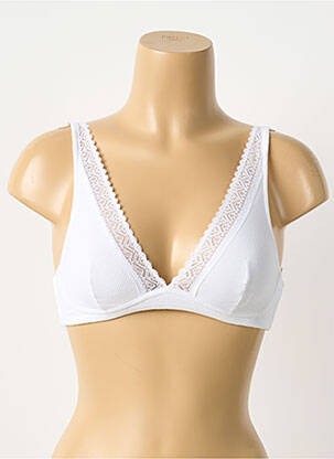 Sutien broderie sutien cupe întregi cu decolteu înalt alb SIMONE X SIMONE PÉRÈLE femeie