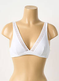 Sutien broderie sutien cupe întregi cu decolteu înalt alb SIMONE X SIMONE PÉRÈLE femme