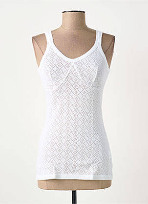 Top/caraco alb ARMOR LUX femeie