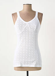 Top/caraco alb ARMOR LUX femeie