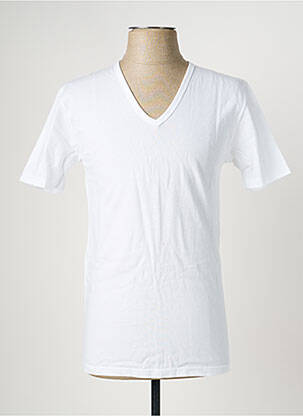 Tricou elasticitate mâneci scurte alb ARMOR LUX bărbat