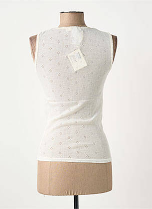Top/caraco alb ARMOR LUX femeie