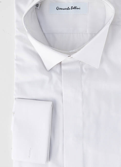 Cămașă cu mâneci lungi imprimeu dungi gri GIANCARLO BELLINI homme