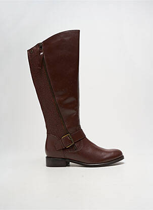 Cizme material neted toc plat până la 3 cm maro HUSH PUPPIES femeie