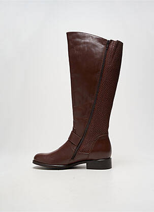 Cizme material neted toc plat până la 3 cm maro HUSH PUPPIES femeie