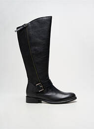 Cizme material neted toc plat până la 3 cm negru HUSH PUPPIES femme