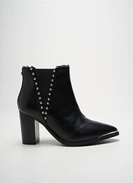 Botine/ghete material neted toc de 7 la 9 cm negru STEVE MADDEN femme