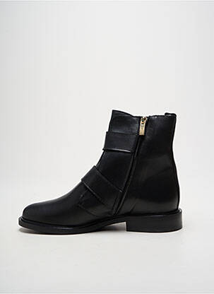 Botine/ghete material neted toc plat până la 3 cm negru ELISA LANCI femeie