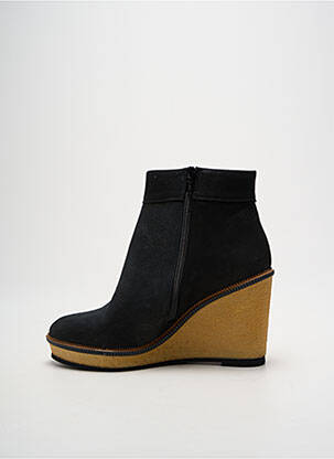 Botine/ghete vârf ascuțit toc de 7 la 9 cm negru GADEA femeie