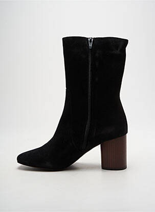 Botine/ghete nubuc toc de 4 la 6 cm negru PARE GABIA femme