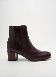 Botine/ghete material neted toc de 4 la 6 cm violet PARE GABIA femme
