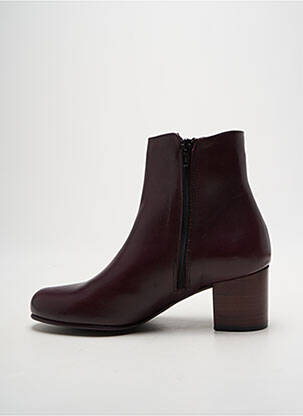 Botine/ghete material neted toc de 4 la 6 cm violet PARE GABIA femeie