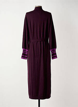 Rochie lungă mâneci lungi mâneci lungi violet CHLOÉ STORA femeie