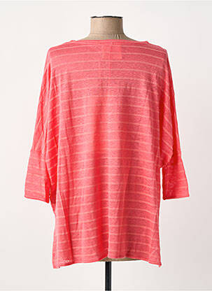 Tricou mâneci 3/4 mâneci 3/4 roz ABSOLUT CASHMERE femeie