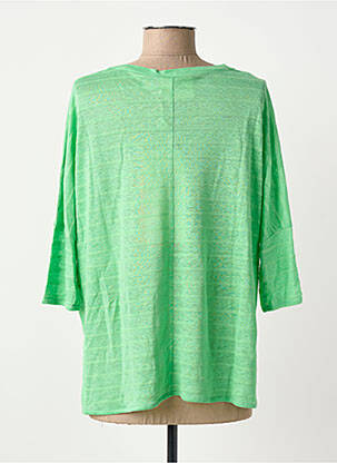 Tricou mâneci 3/4 mâneci 3/4 verde ABSOLUT CASHMERE femeie