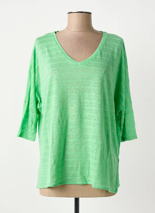 Tricou verde ABSOLUT CASHMERE femeie