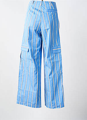 Pantalon cargo croială dreaptă mărime normală albastru CHLOÉ STORA femeie