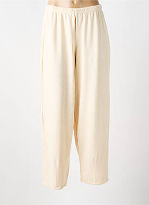 Pantalon drept elasticitate mărime normală bej AMERICAN VINTAGE femeie