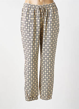 Pantalon chino țesătură poplin mărime normală bej AMERICAN VINTAGE femeie