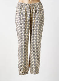 Pantalon chino țesătură poplin mărime normală bej AMERICAN VINTAGE femme