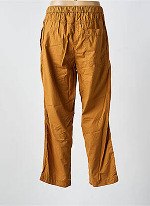 Pantalon drept talie elastică mărime normală maro CHLOÉ STORA femeie