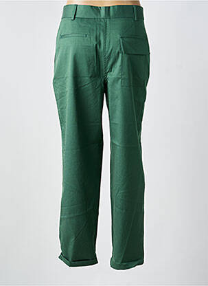 Pantalon chino închidere cu fermoar sub clapetă cu nasturi mărime normală verde CHLOÉ STORA femeie