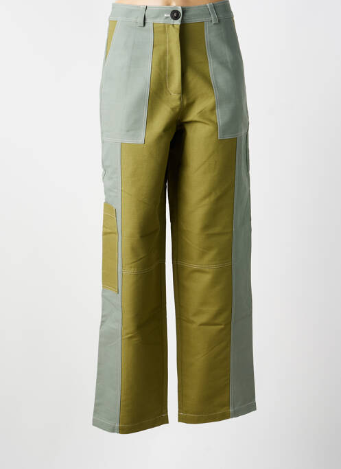 Pantalon drept verde CHLOÉ STORA femeie