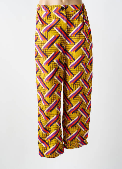 Pantalon larg galben CHLOÉ STORA femeie