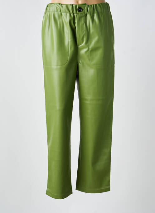 Pantalon chino verde CHLOÉ STORA femeie